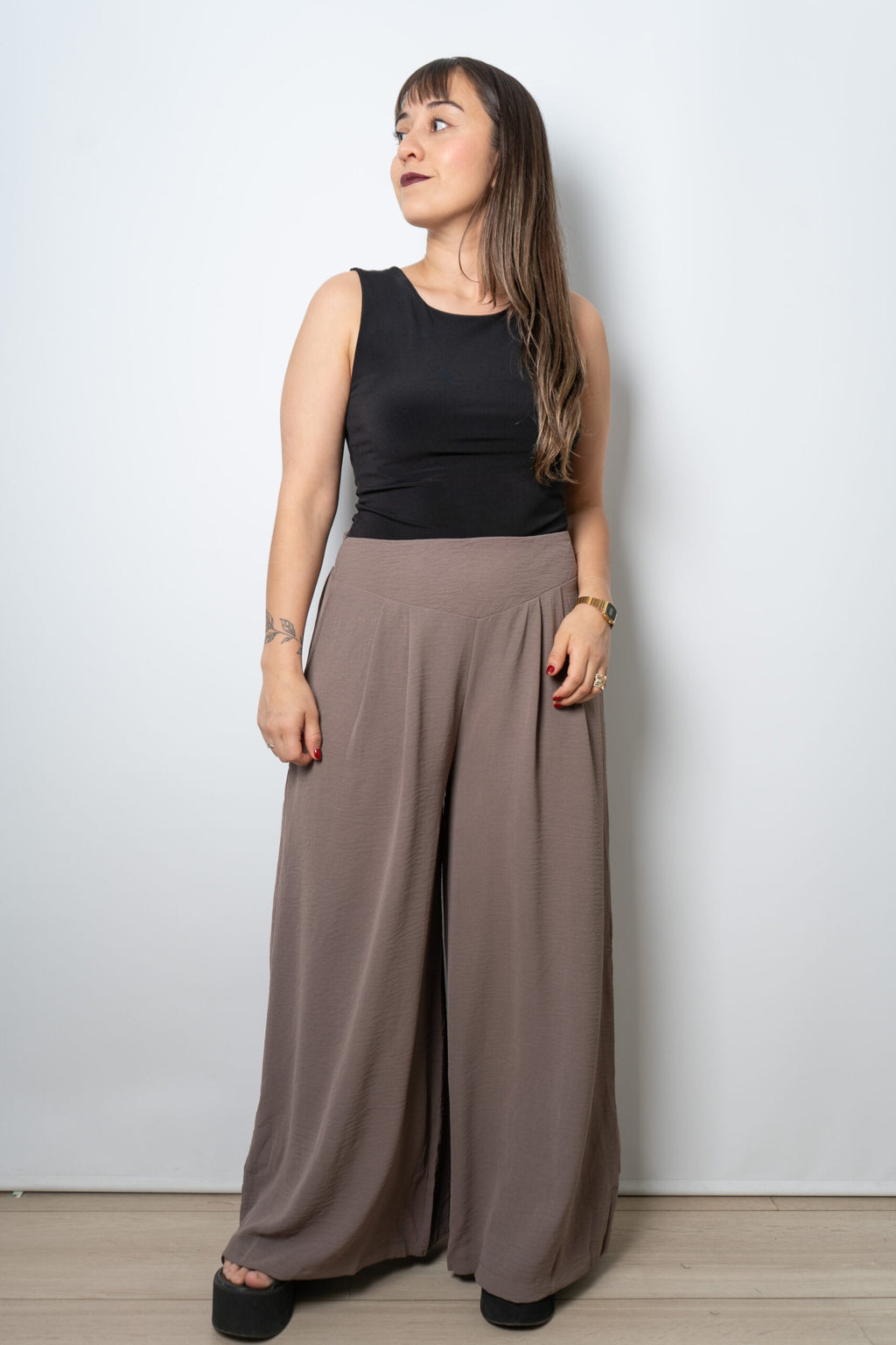 Pantalon Isabella - Cafe