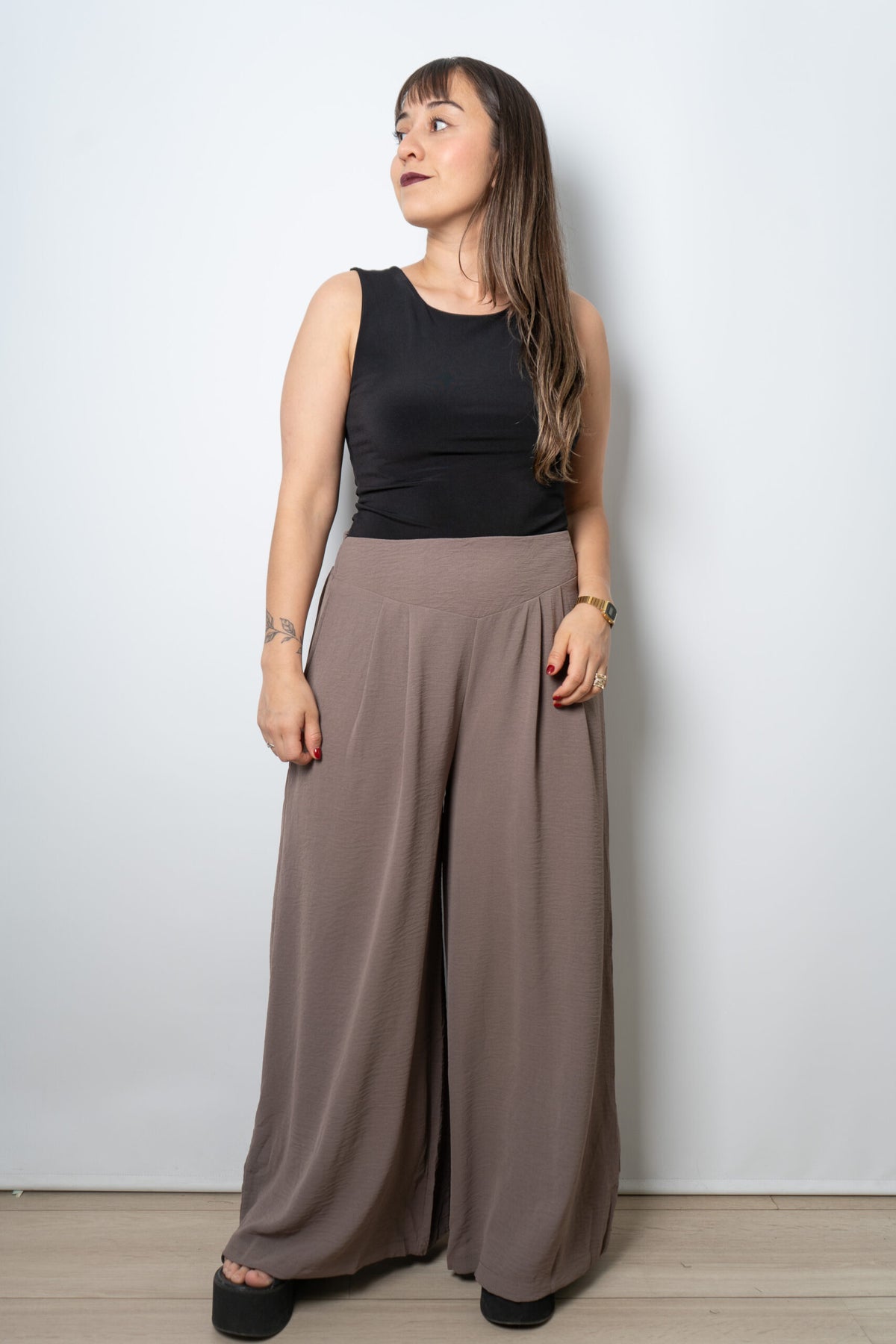 Pantalon Isabella - Cafe