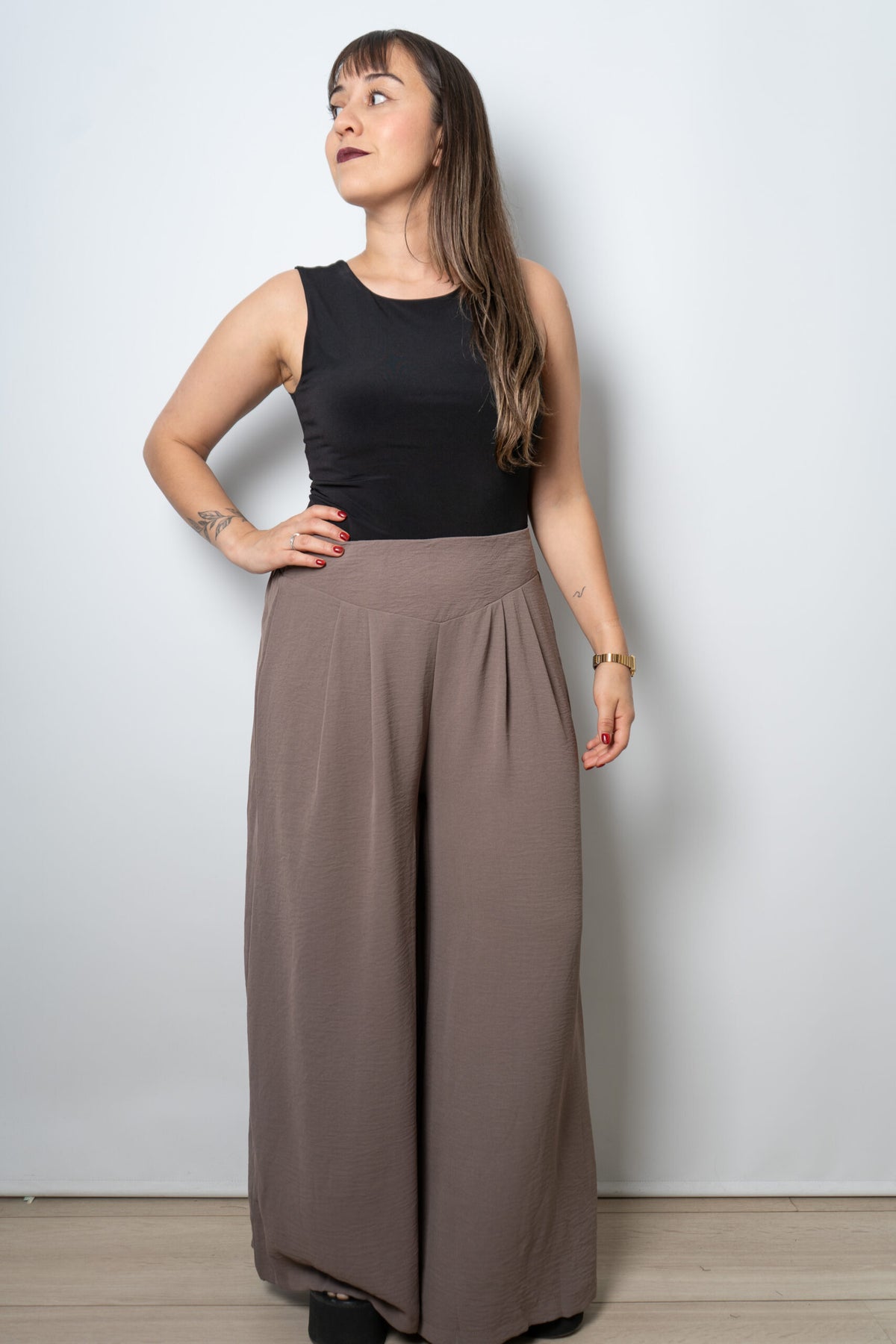 Pantalon Isabella - Cafe