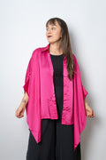 Blusa Satin Lucia - Fucsia