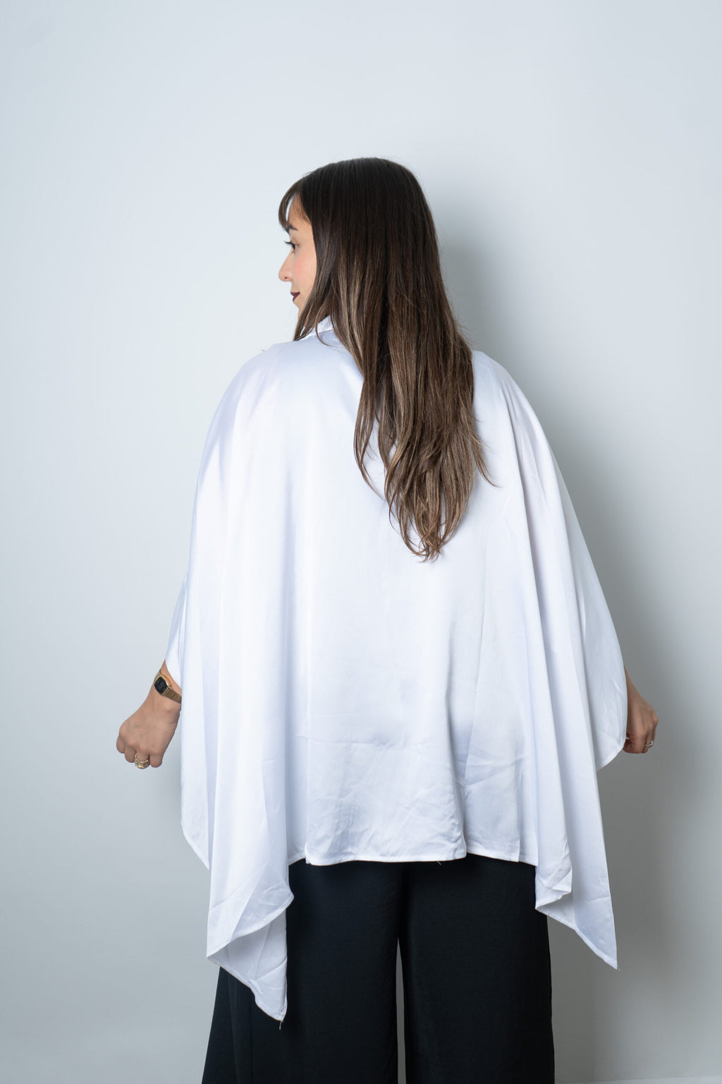 Blusa Satin Lucia - Blanca