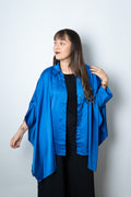 Blusa Satin Lucia - Azul