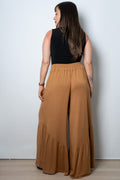 Pantalon algodon Agustina - Camel