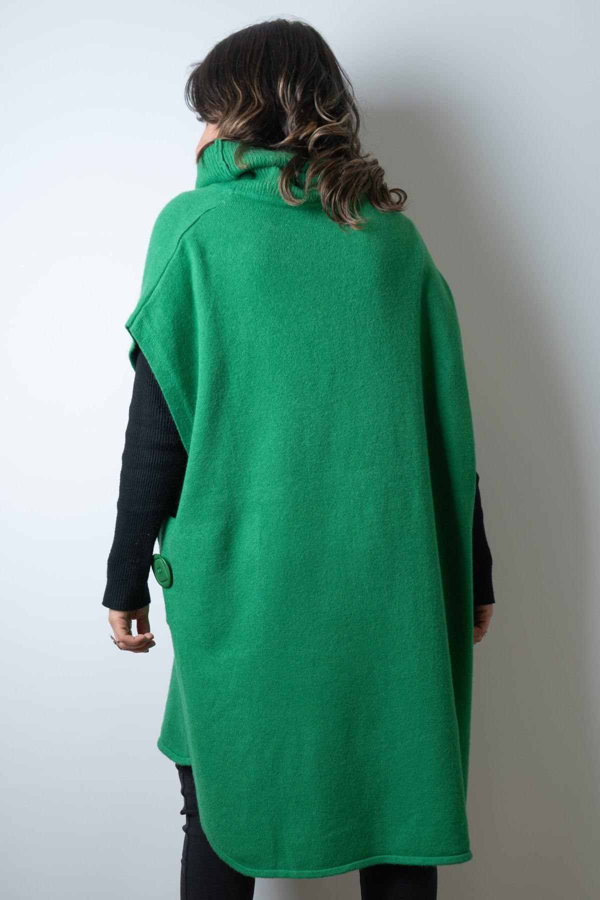 Sweater Mini vestido - Verde cata
