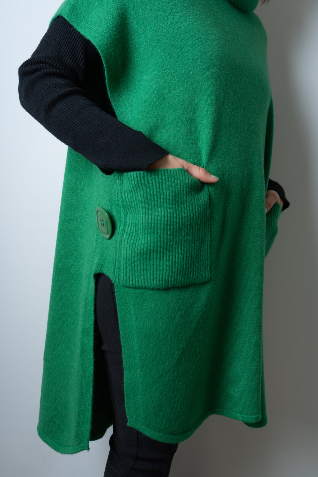 Sweater Mini vestido - Verde cata