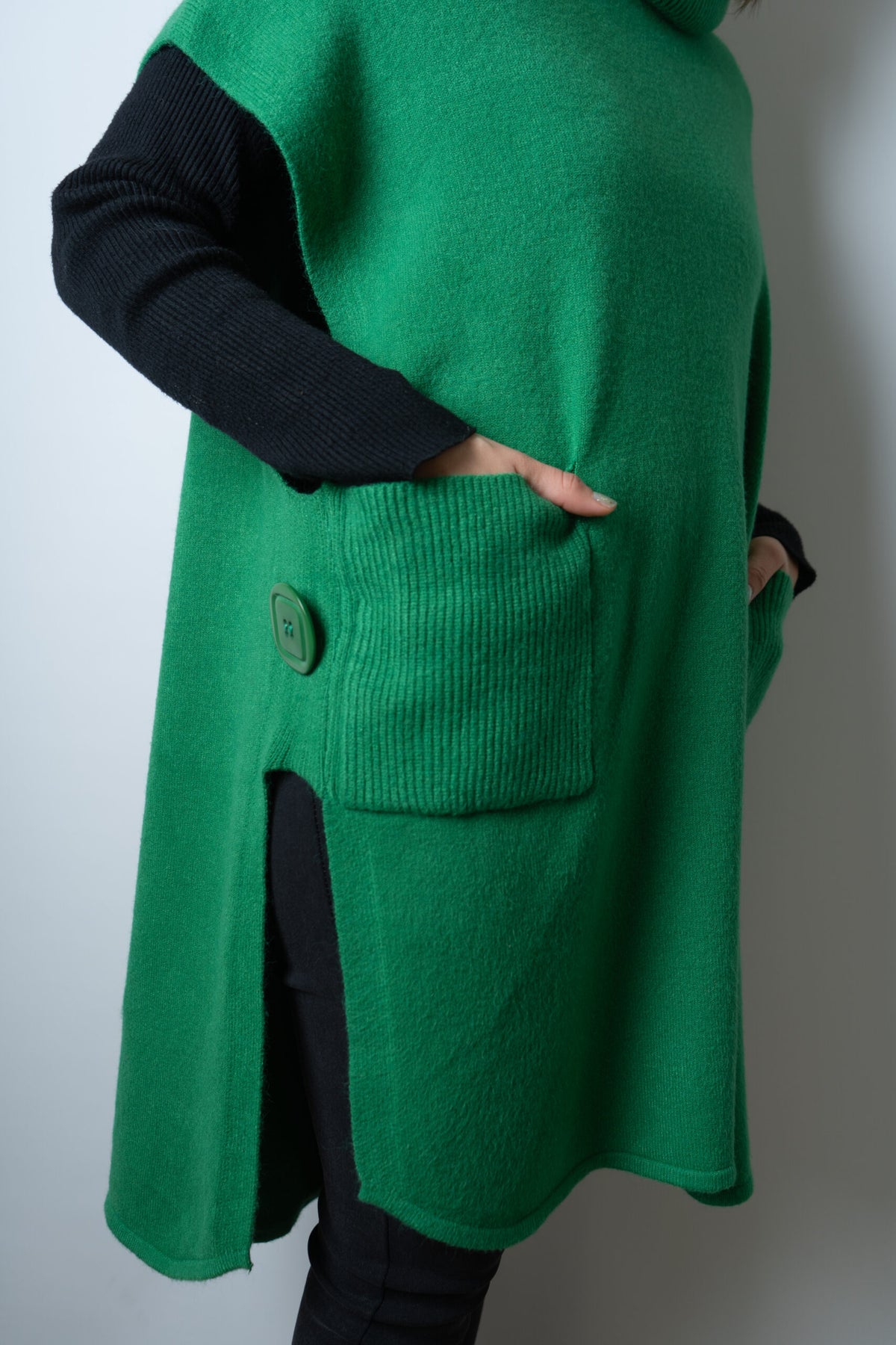 Sweater Mini vestido - Verde cata