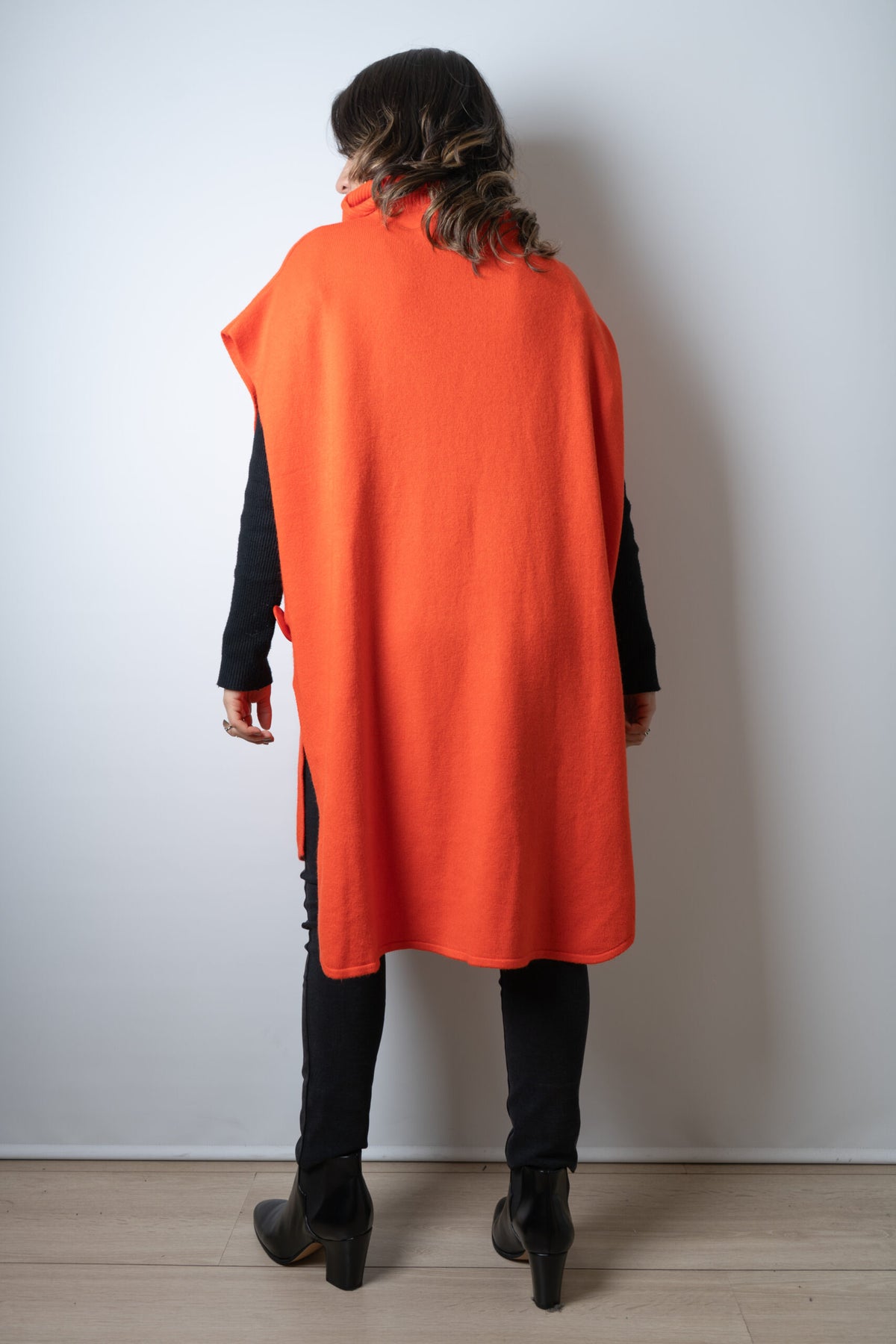 Sweater Mini vestido - Naranjo