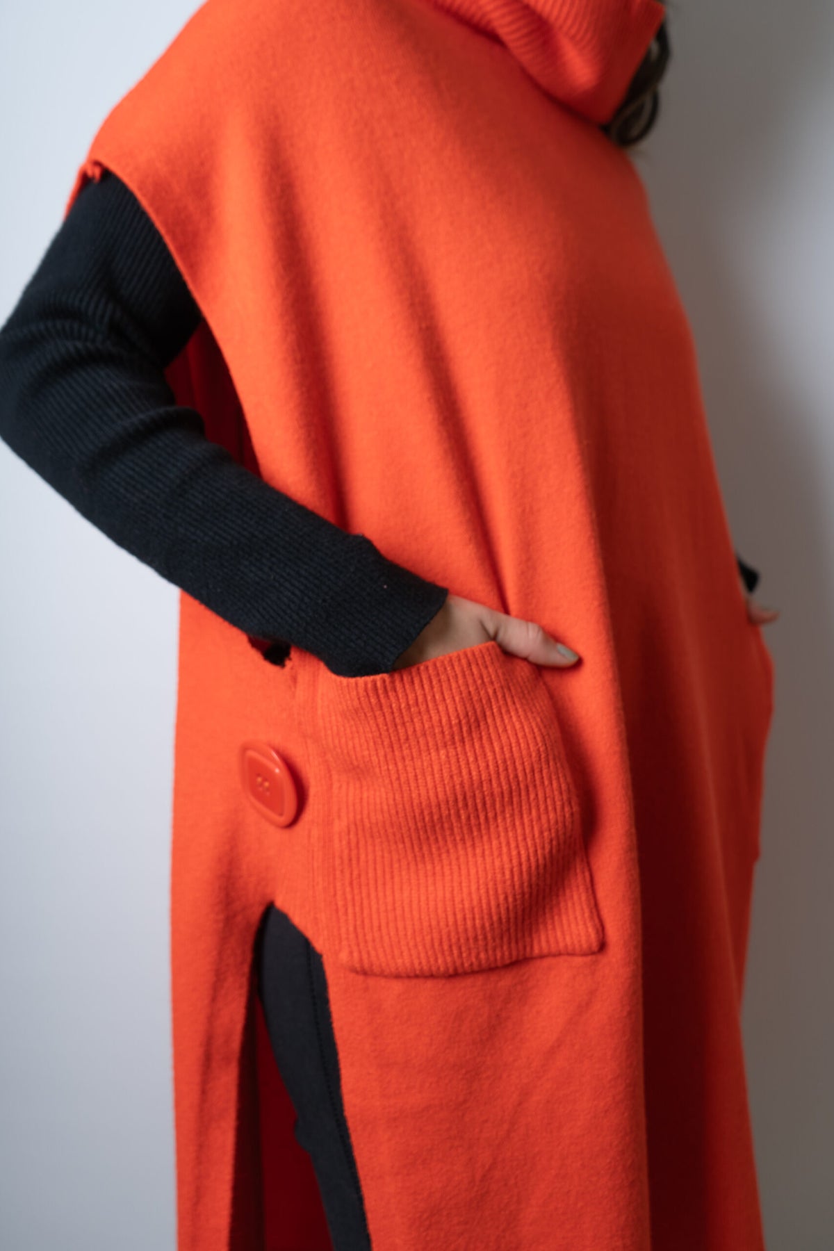 Sweater Mini vestido - Naranjo