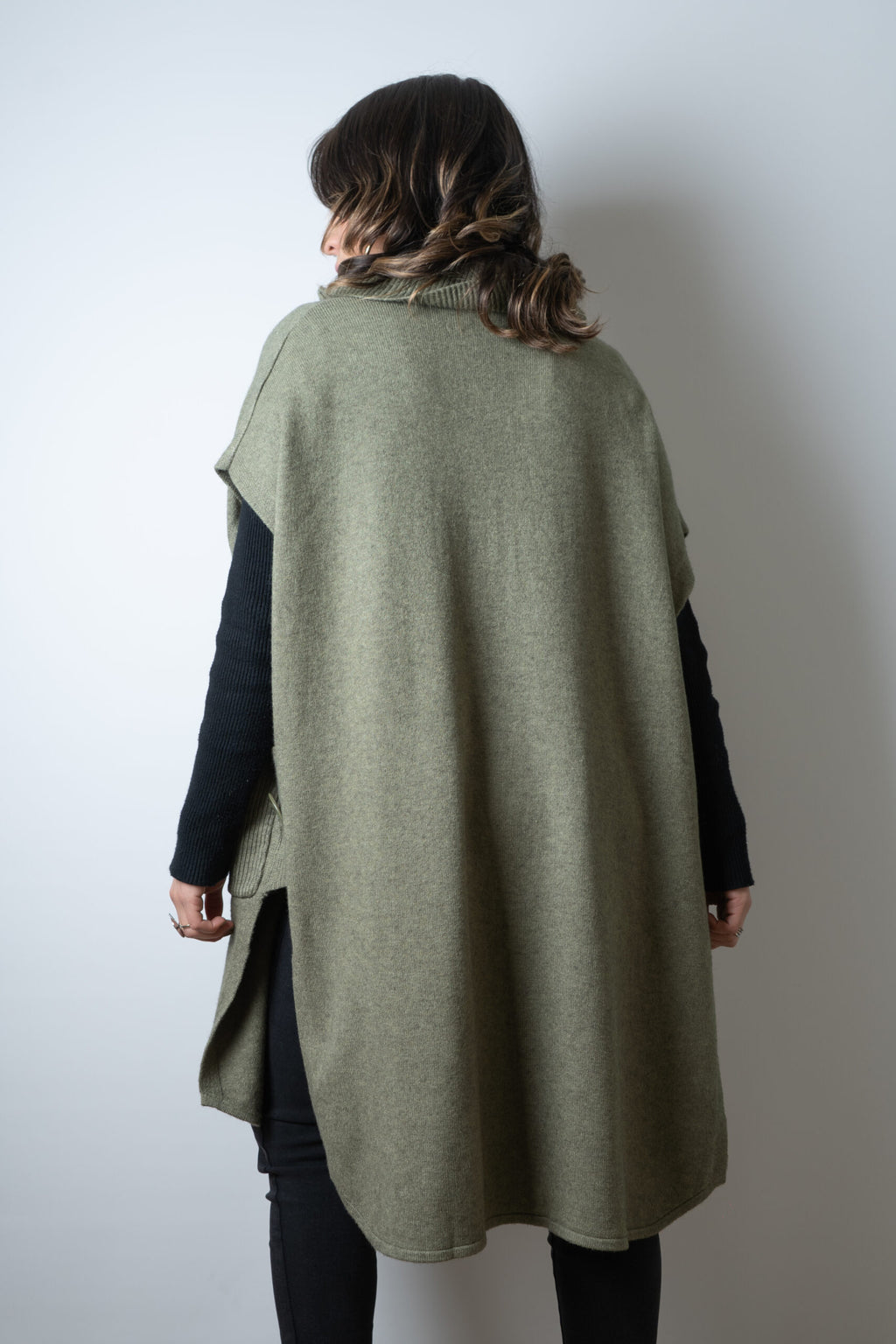 Sweater Mini vestido - Verde