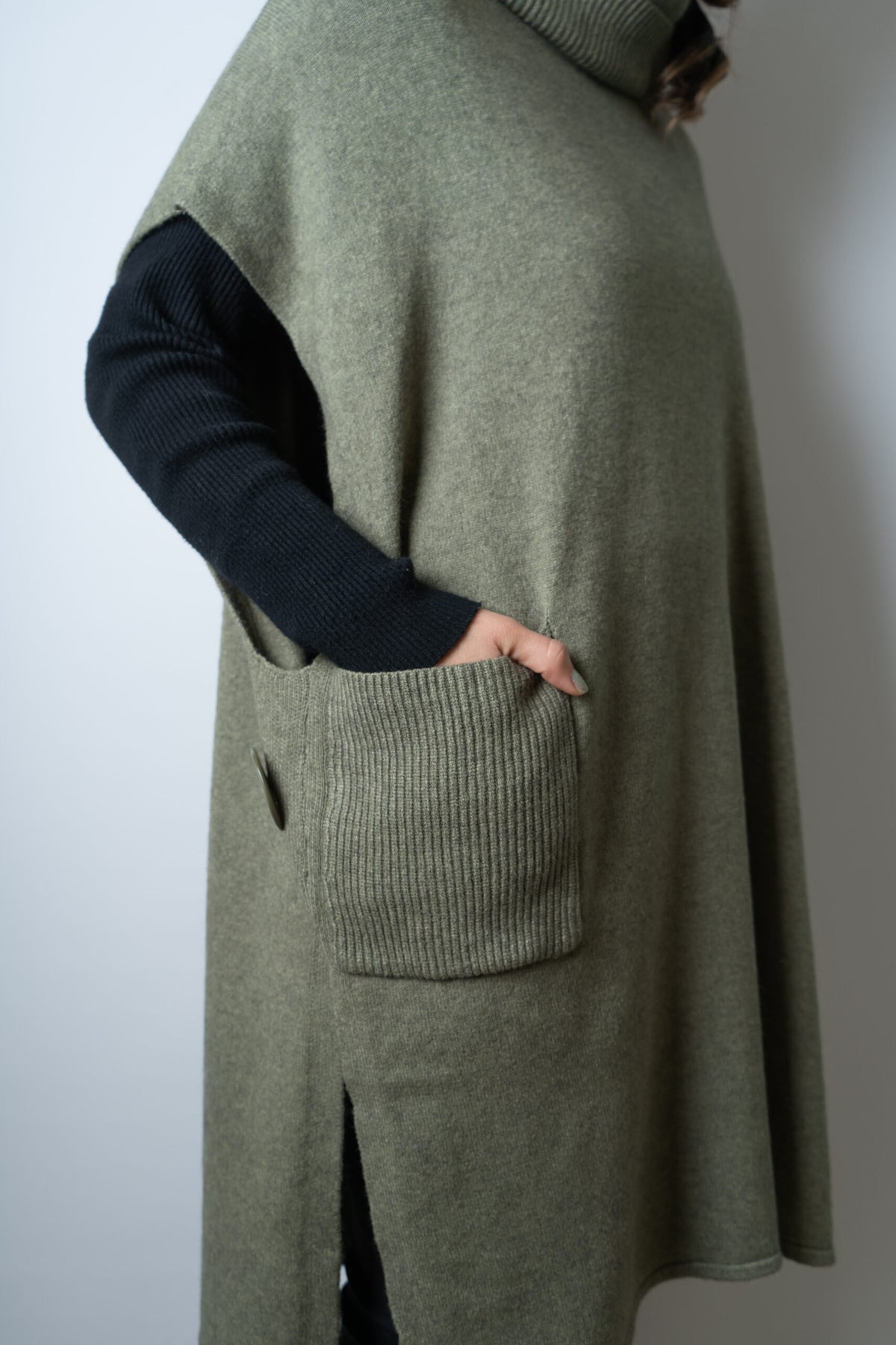 Sweater Mini vestido - Verde