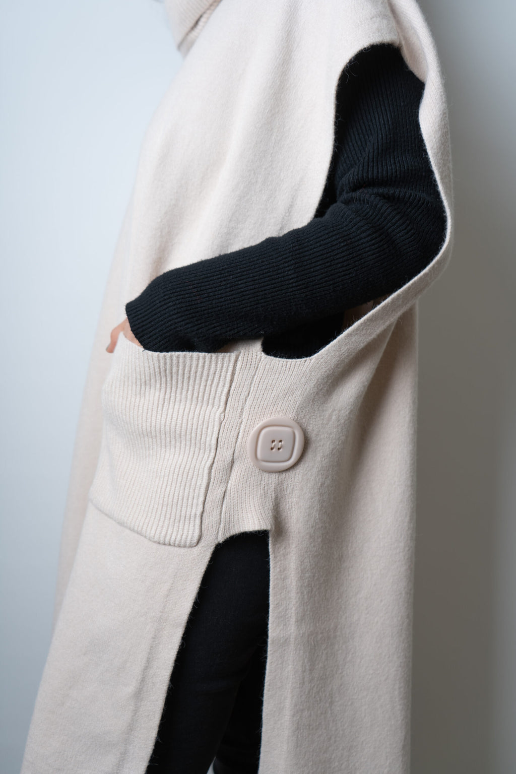 Sweater Mini vestido - Crudo