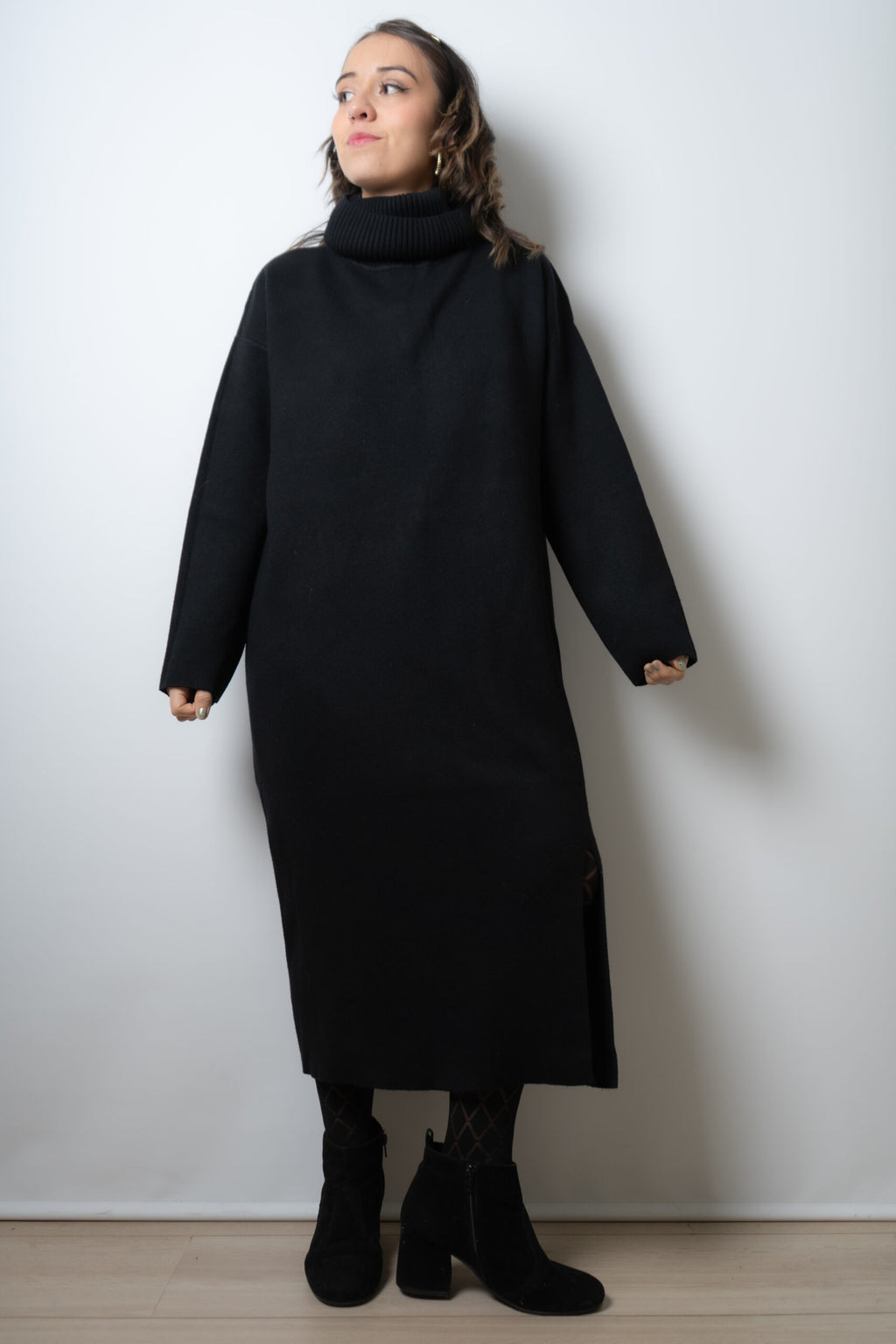 Vestido Lana Anita - Negro