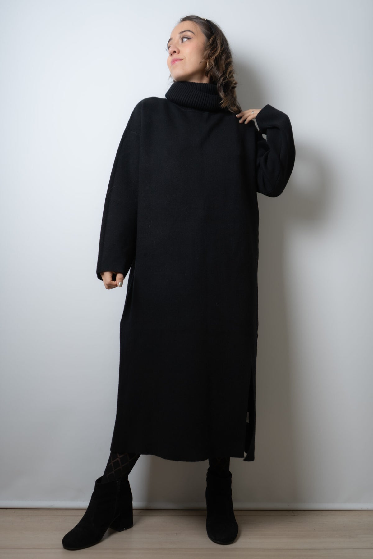 Vestido Lana Anita - Negro