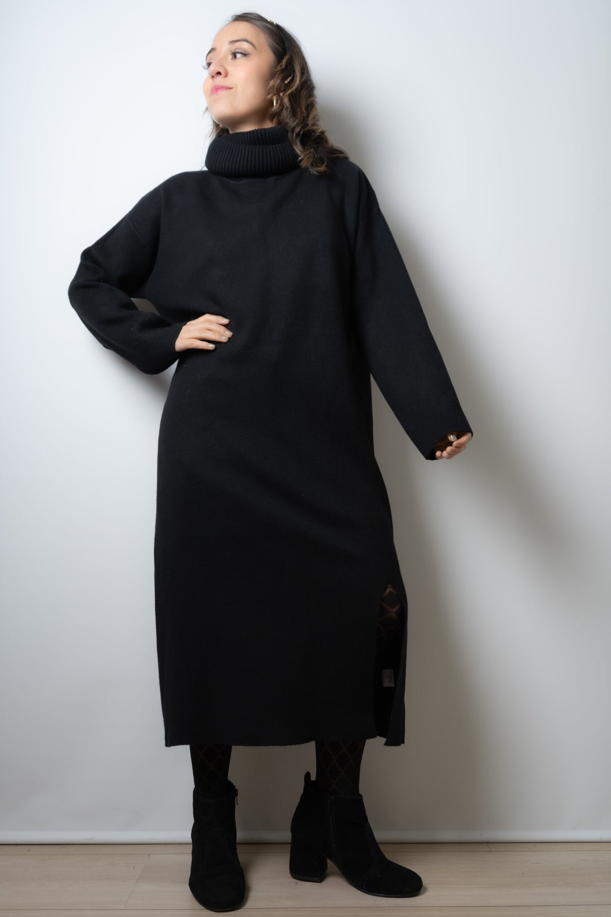 Vestido Lana Anita - Negro