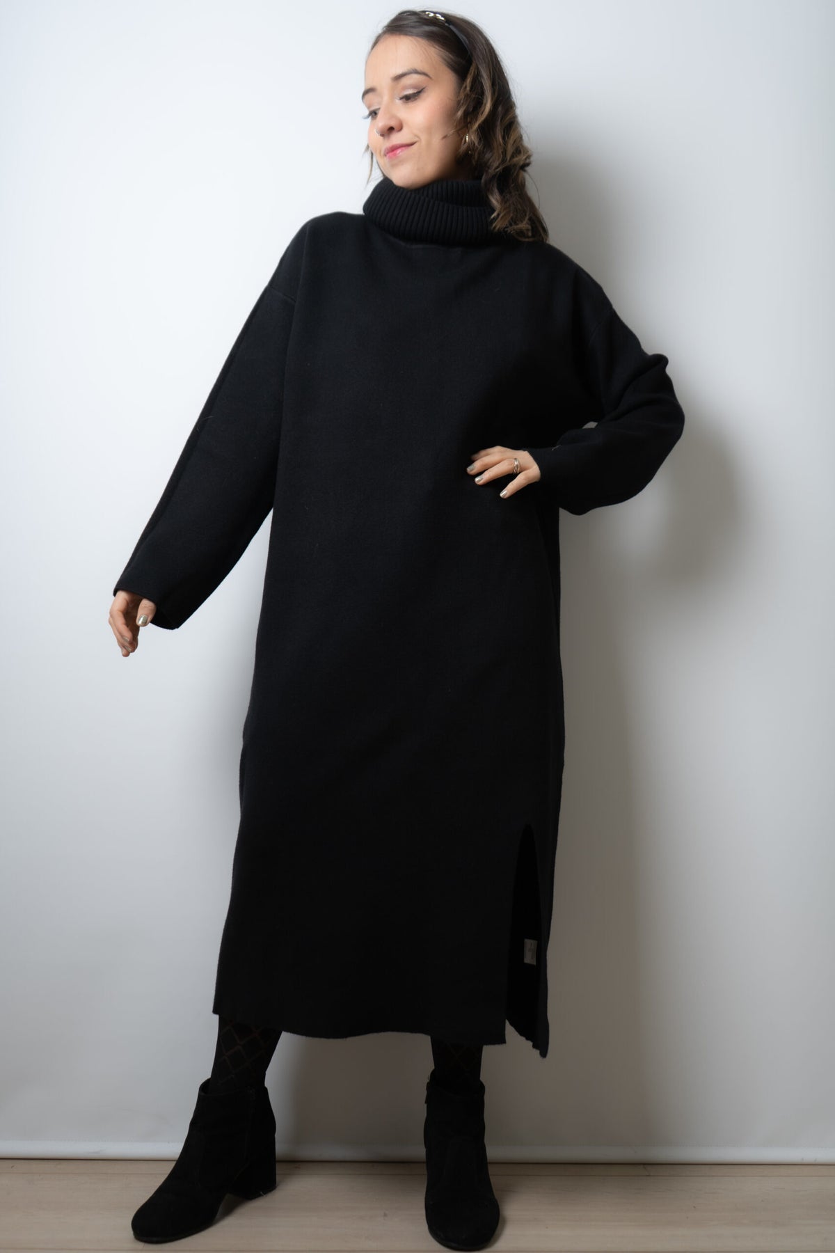 Vestido Lana Anita - Negro