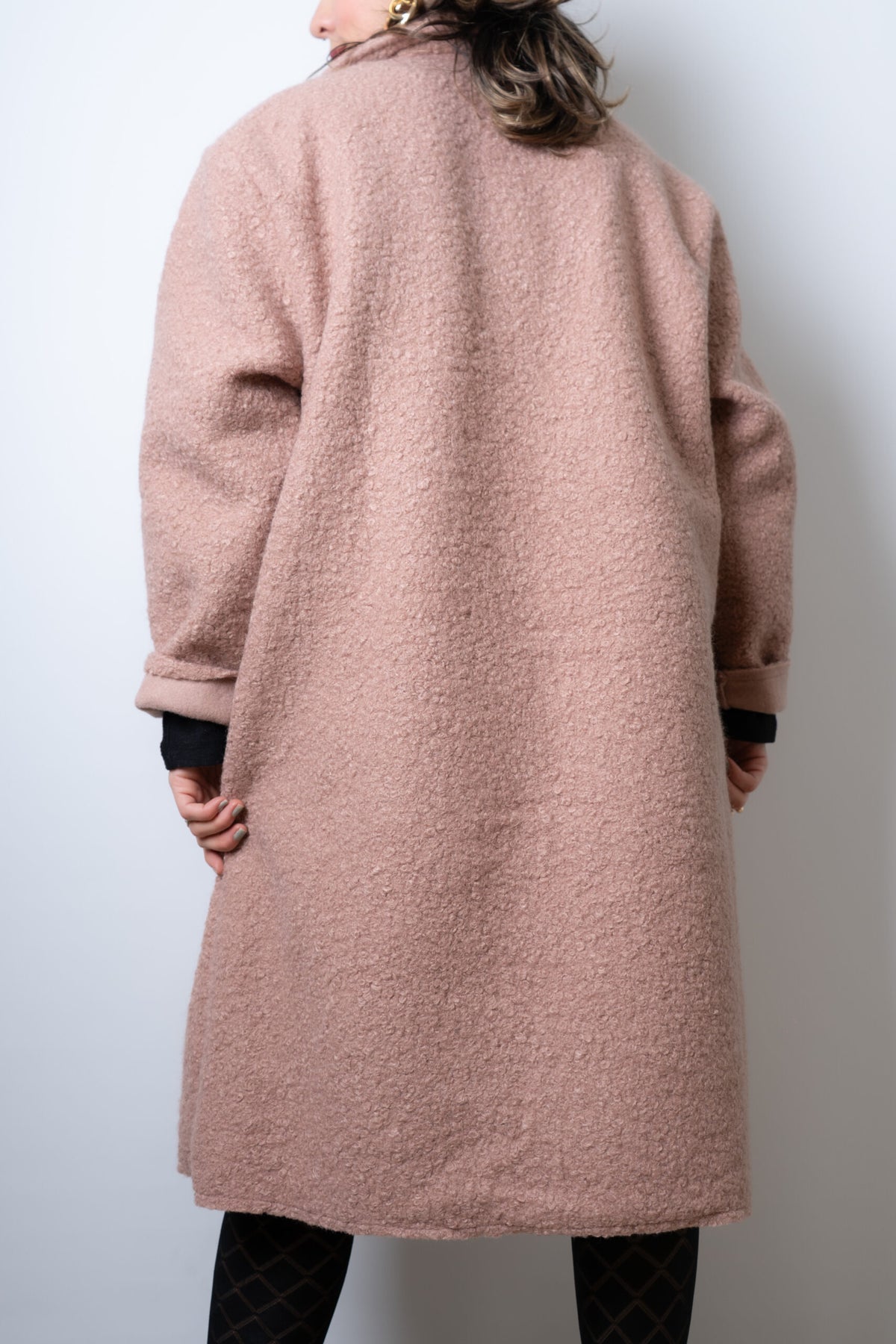 Chaquetón Bucle - Rosado