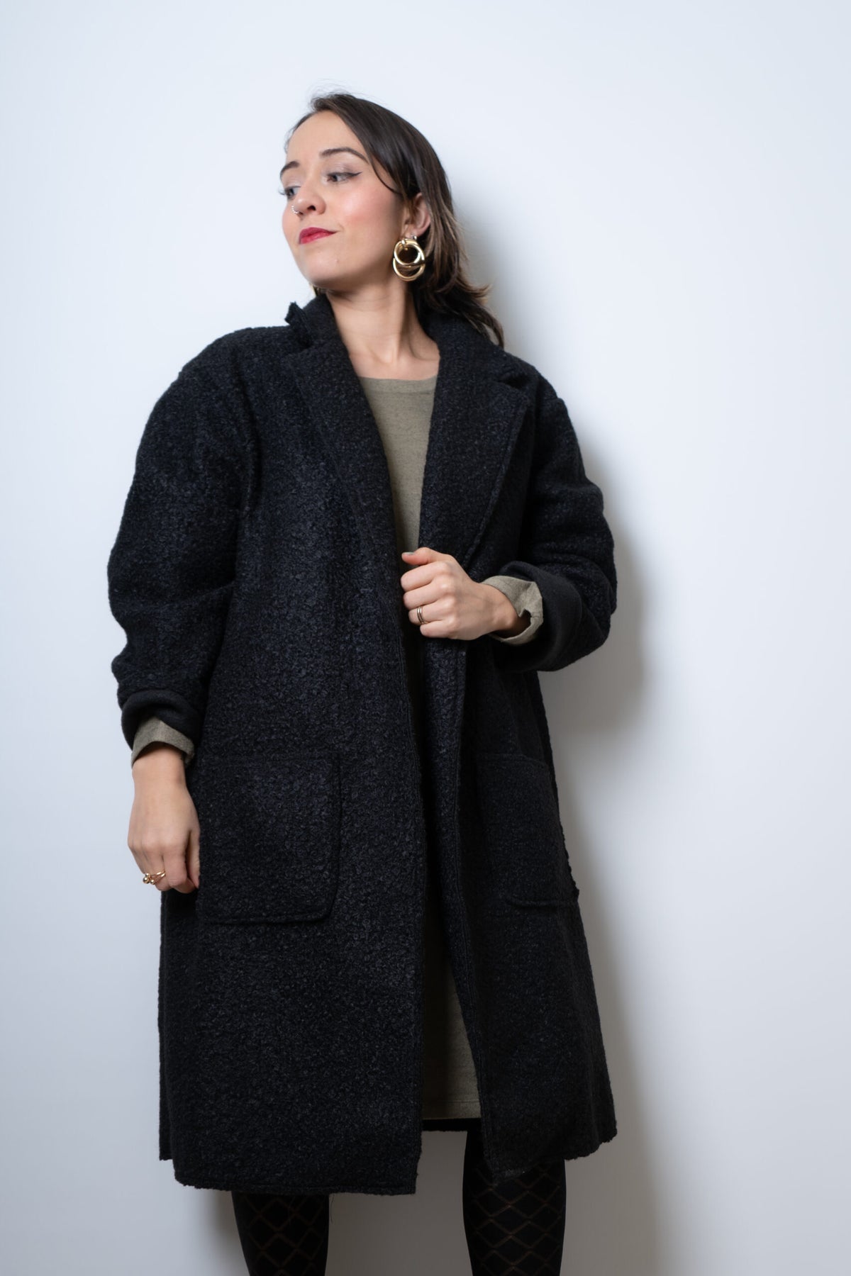 Chaquetón Bucle - Negro