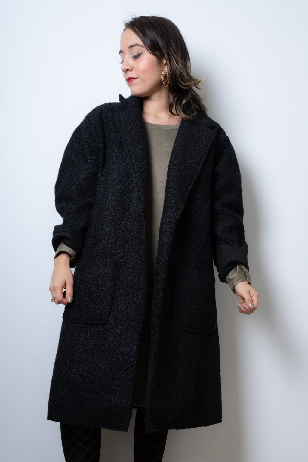 Chaquetón Bucle - Negro
