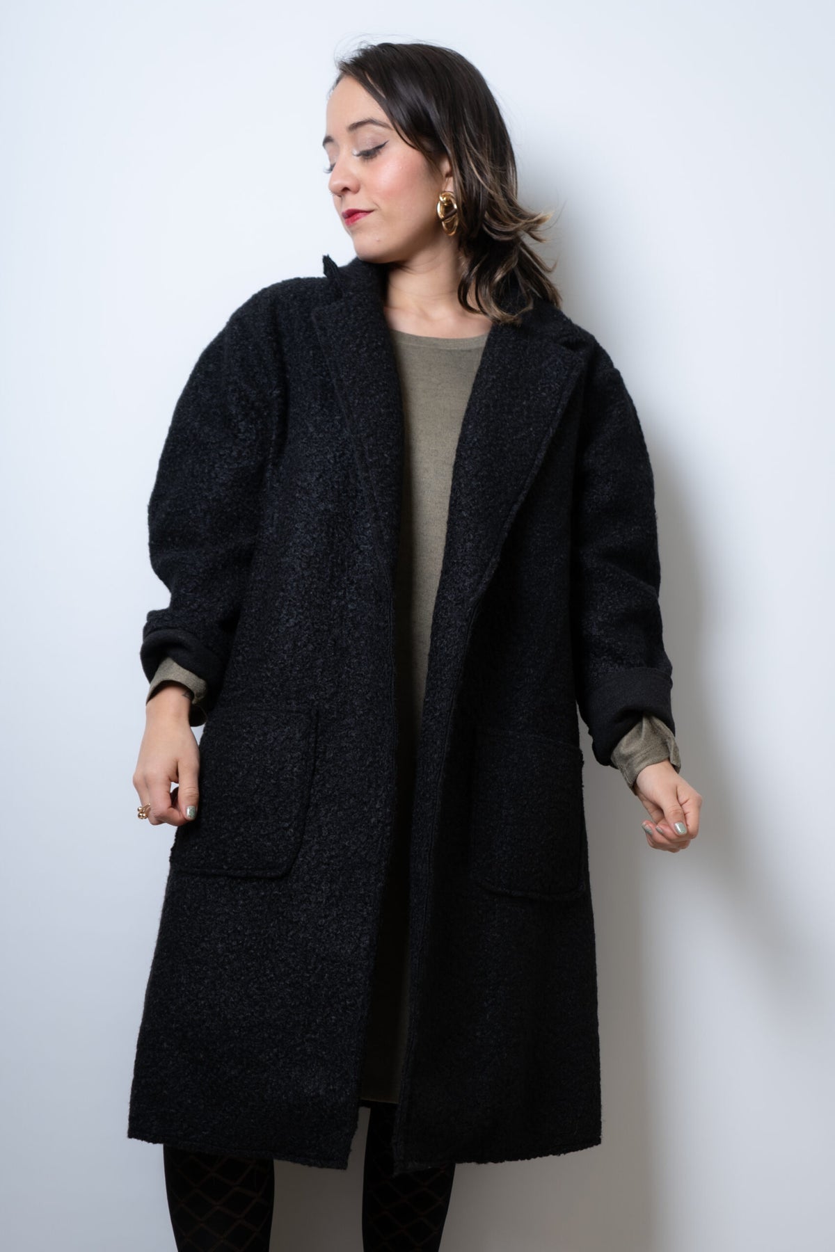 Chaquetón Bucle - Negro