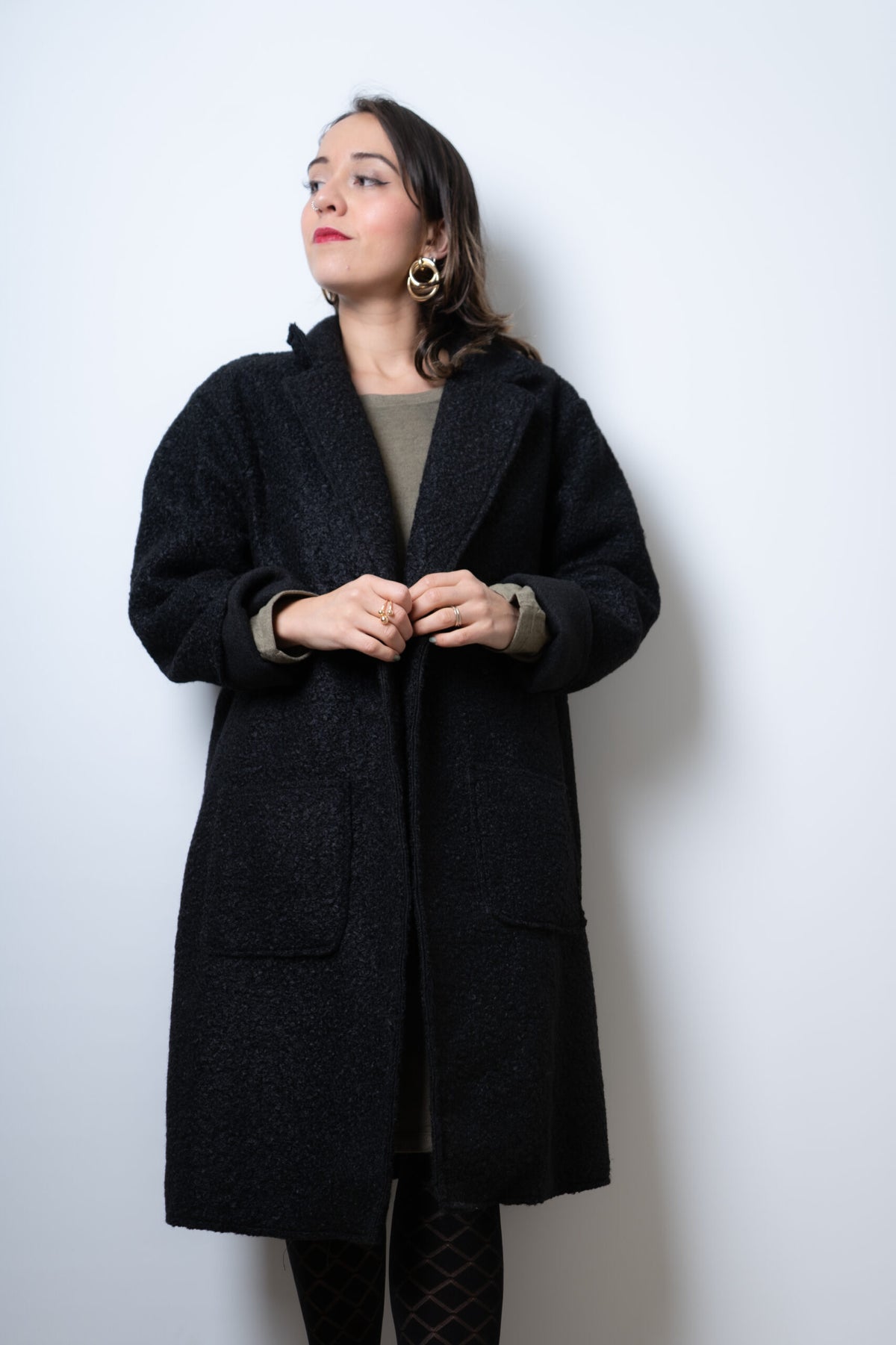 Chaquetón Bucle - Negro