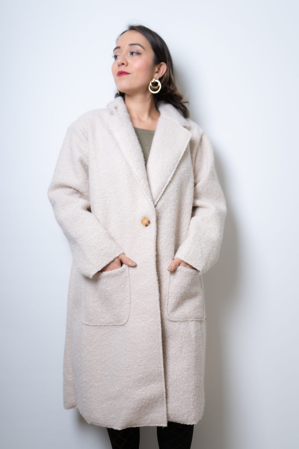 Chaquetón Bucle - Blanco