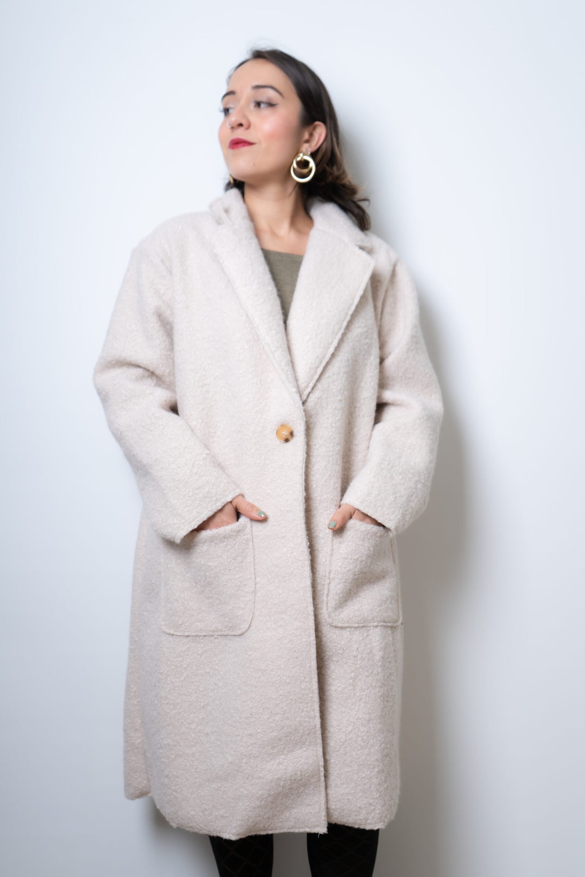Chaquetón Bucle - Blanco