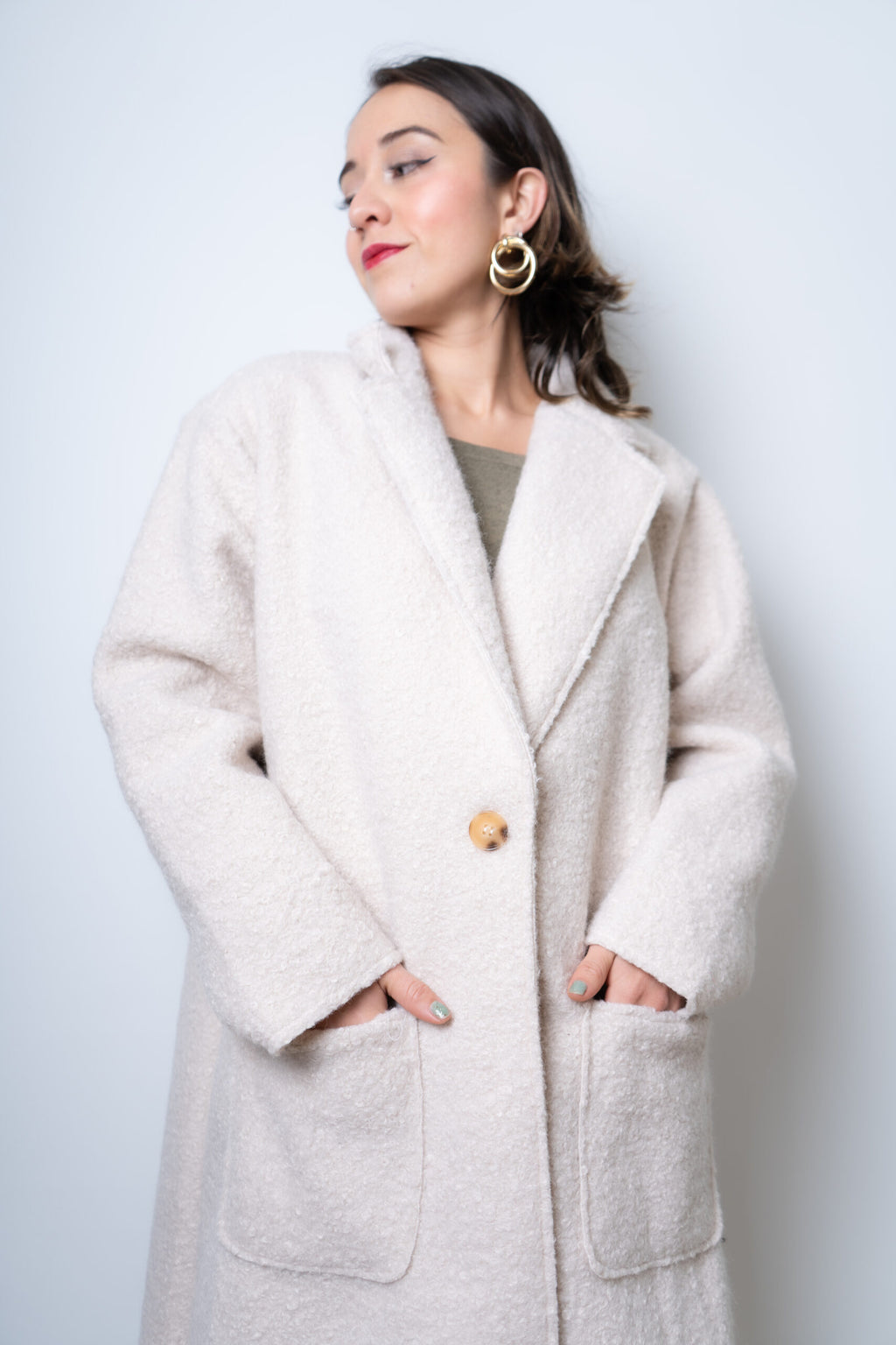 Chaquetón Bucle - Blanco
