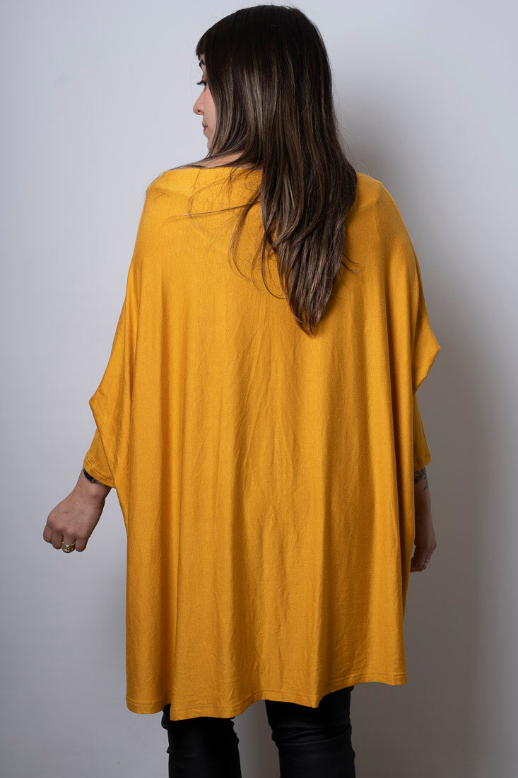 Polera Monica - con mangas - Amarillo mostaza