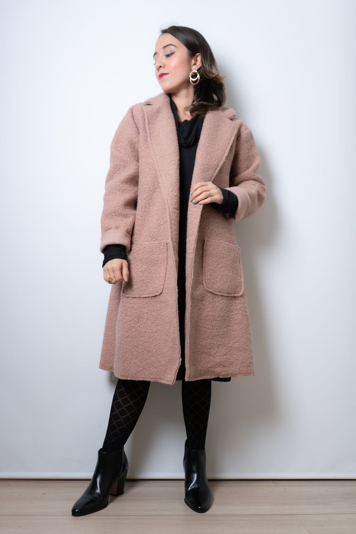 Chaquetón Bucle - Rosado