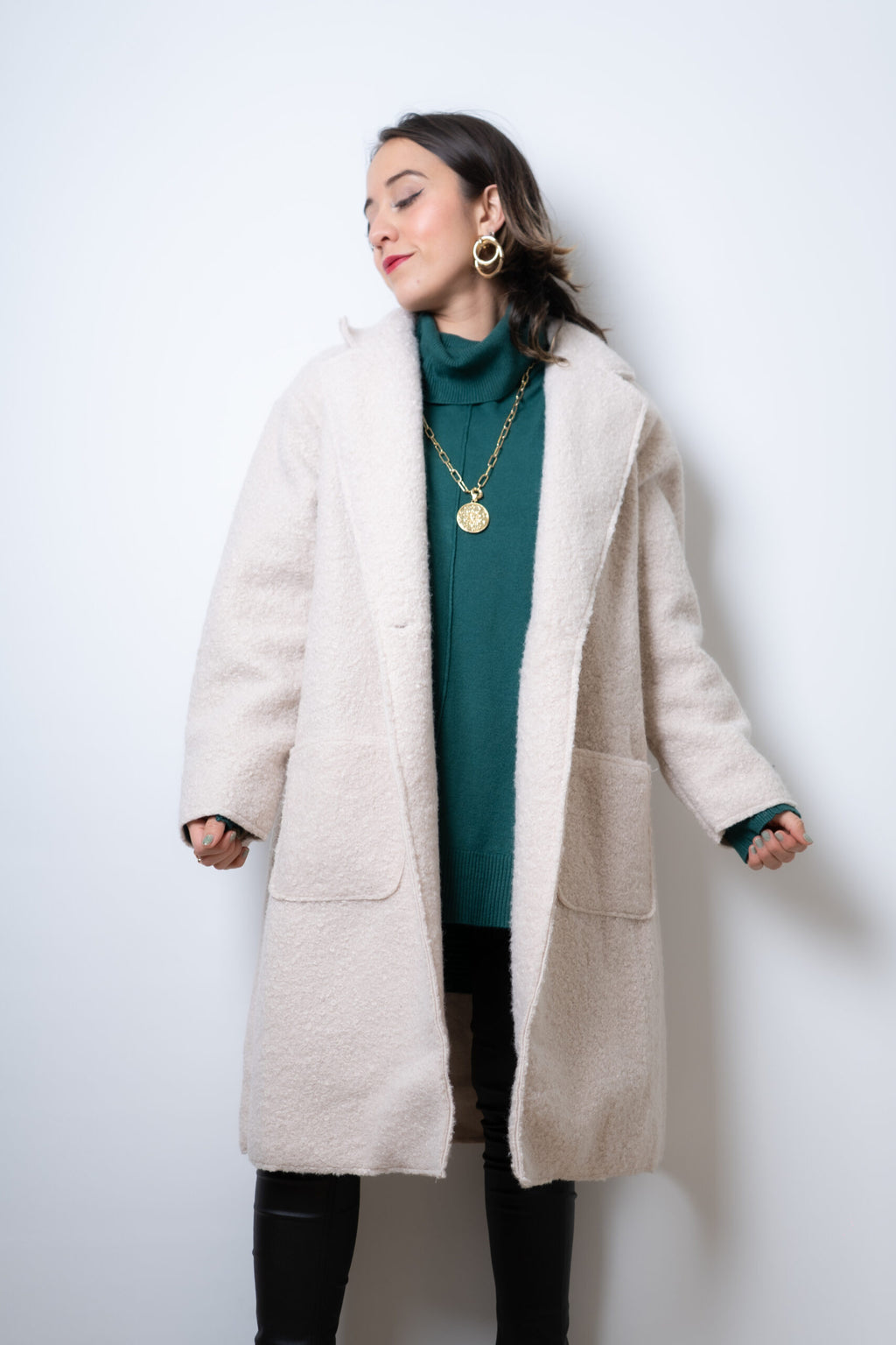 Chaquetón Bucle - Blanco
