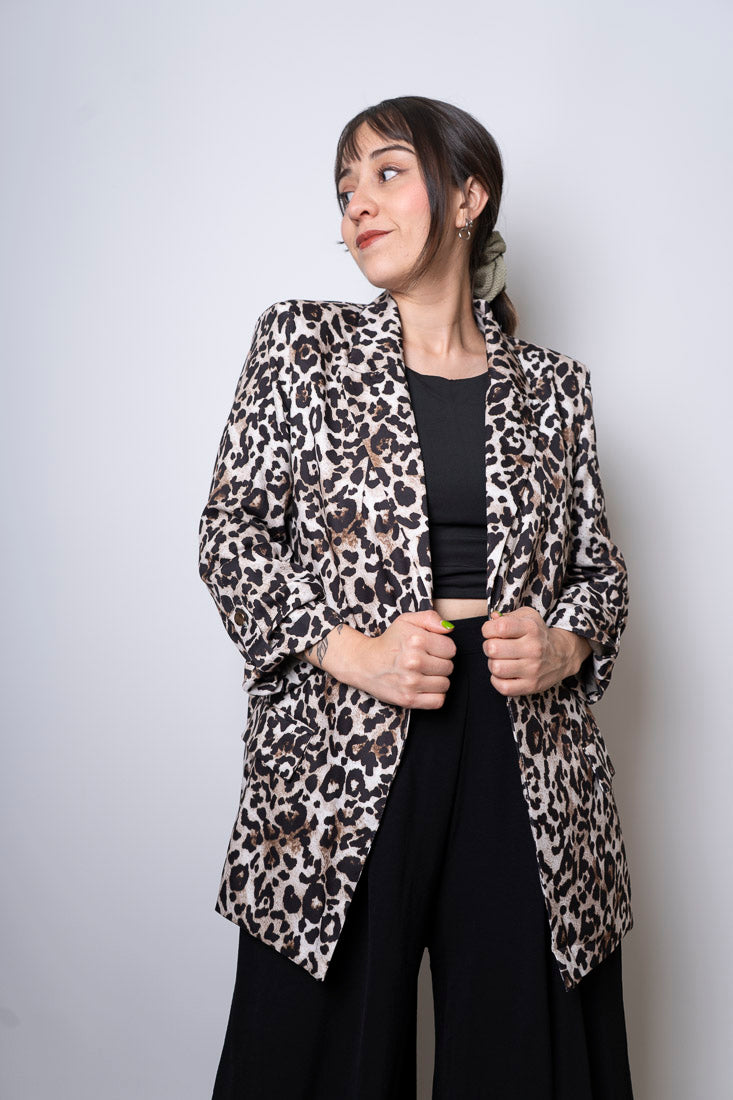 Blazer Animal Print