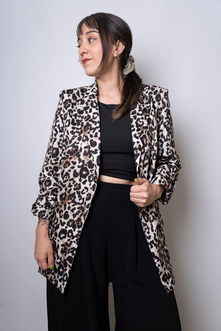 Blazer Animal Print