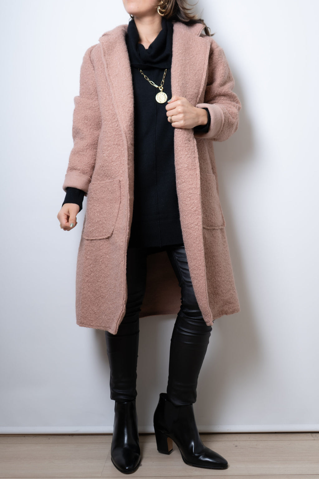 Chaquetón Bucle - Rosado