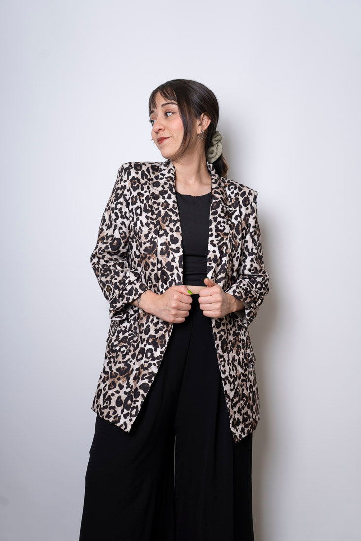Blazer Animal Print
