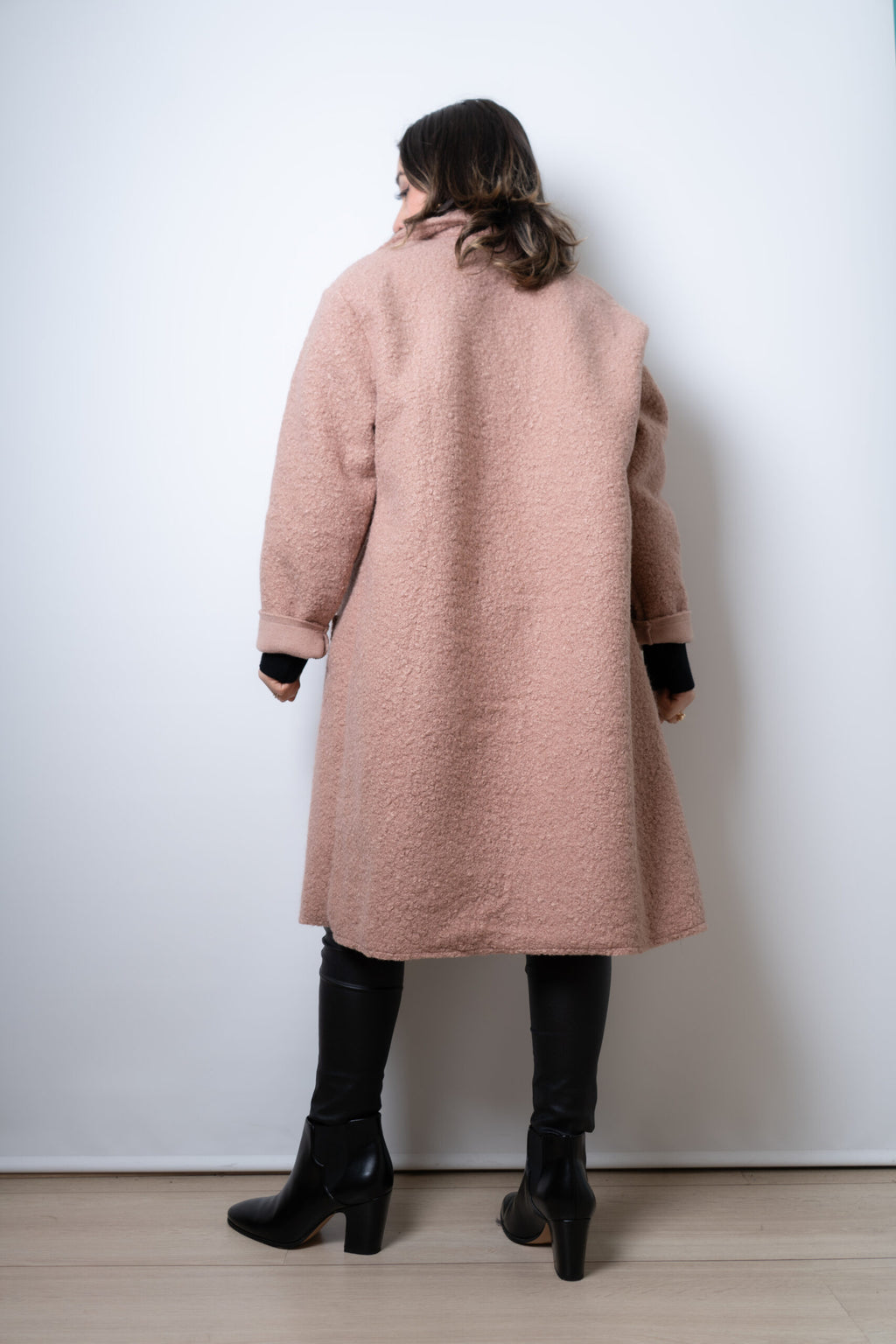 Chaquetón Bucle - Rosado