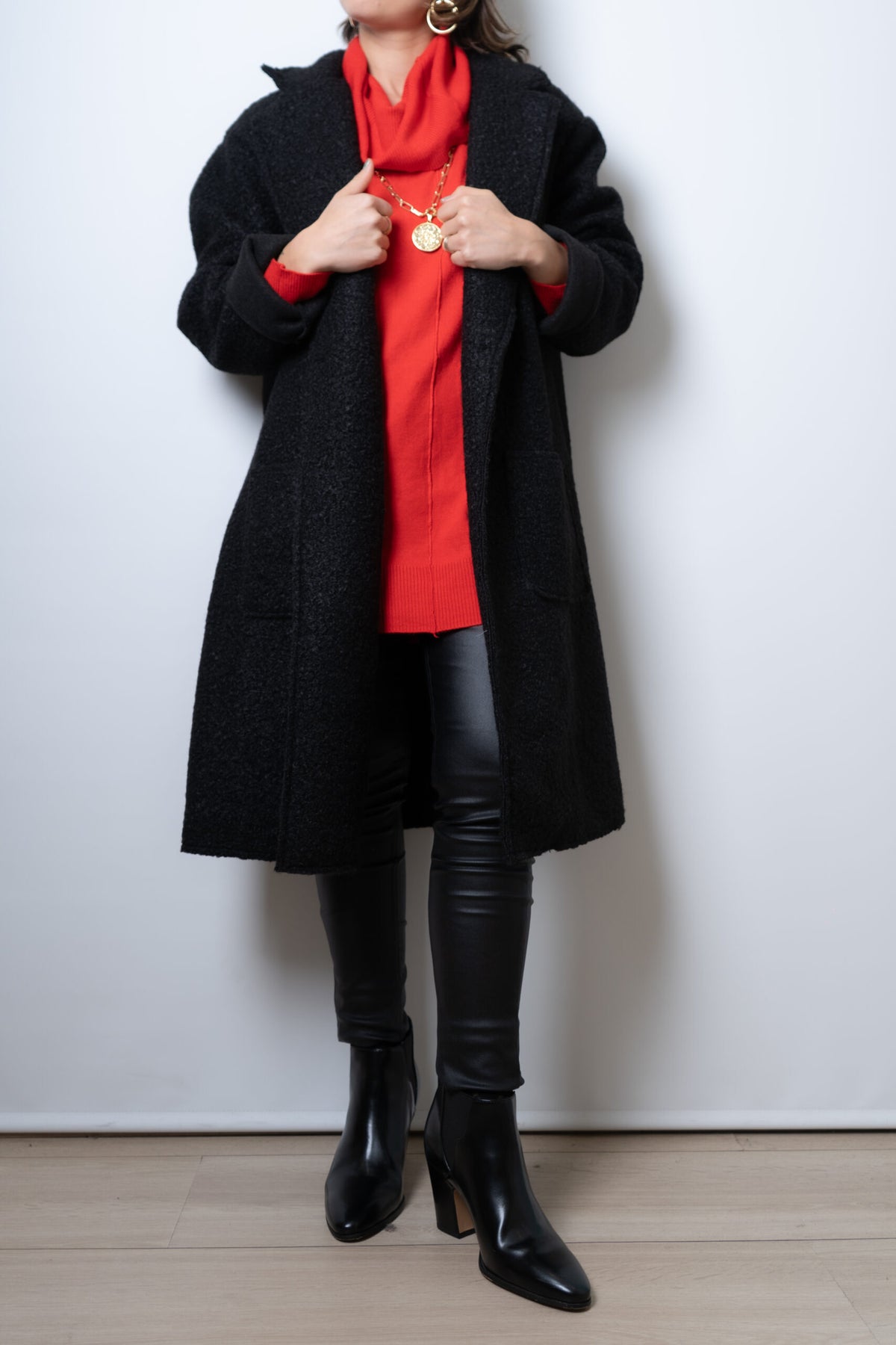 Chaquetón Bucle - Negro