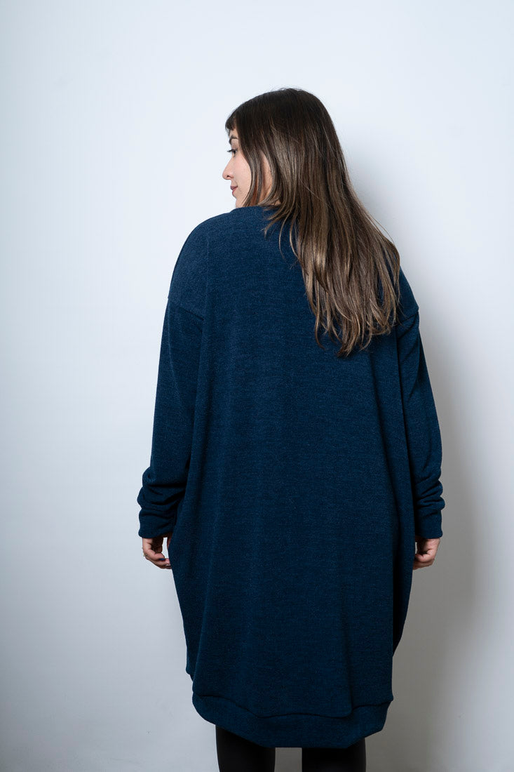 Vestido Lanilla Lily - Azul oscuro