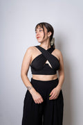 Top cruzado - negro