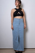 Falda jeans Jose  - jeans claro