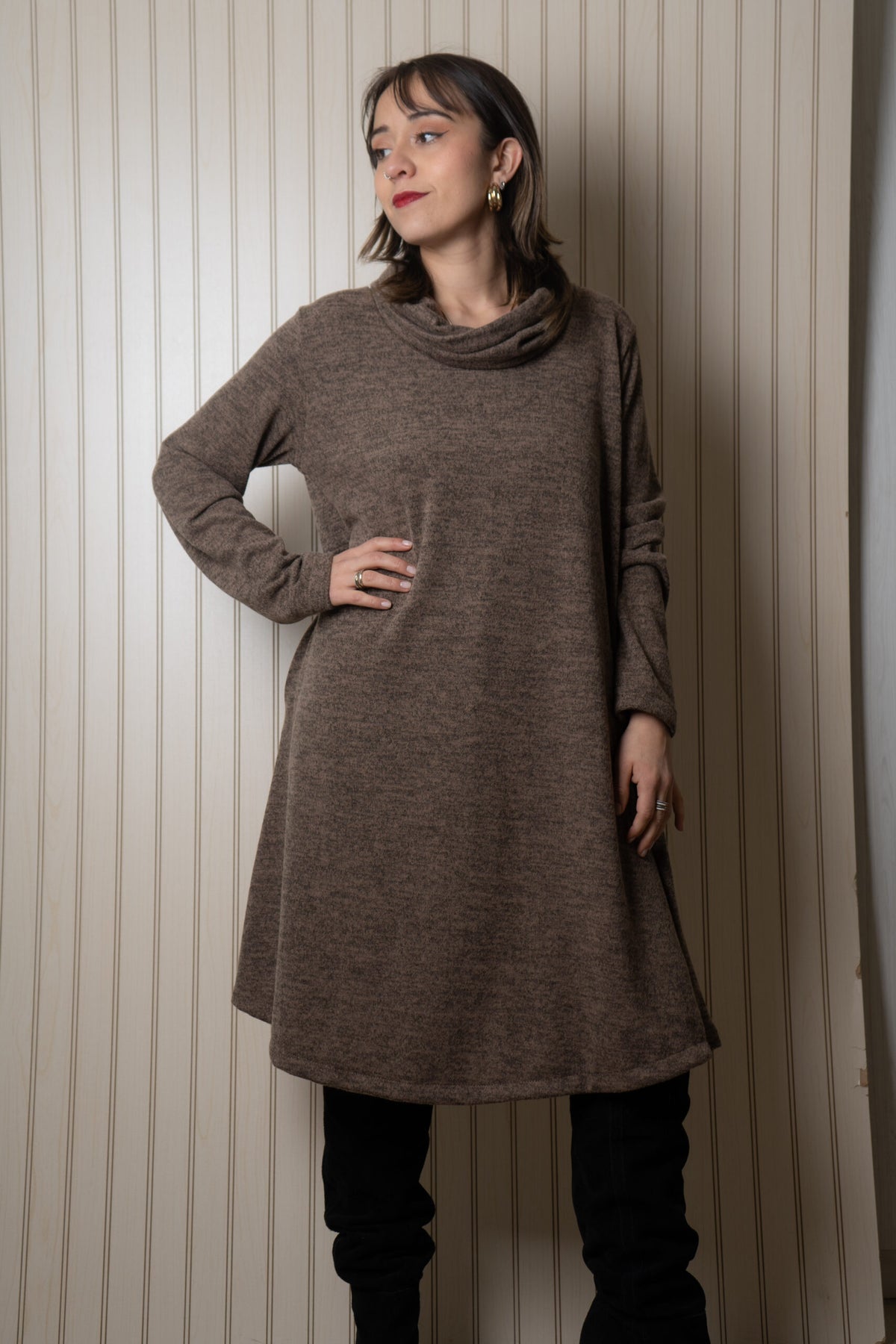 Vestido Lore - Cafe