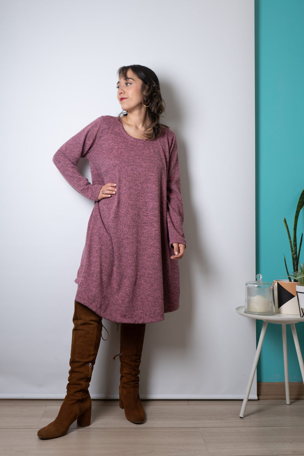 Vestido Ana - Rosado