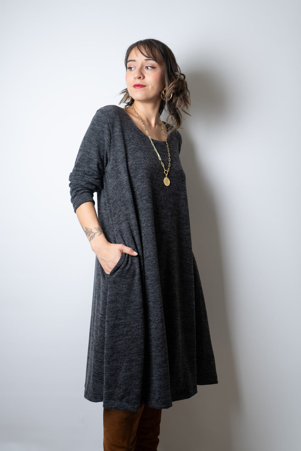Vestido Ana - Gris