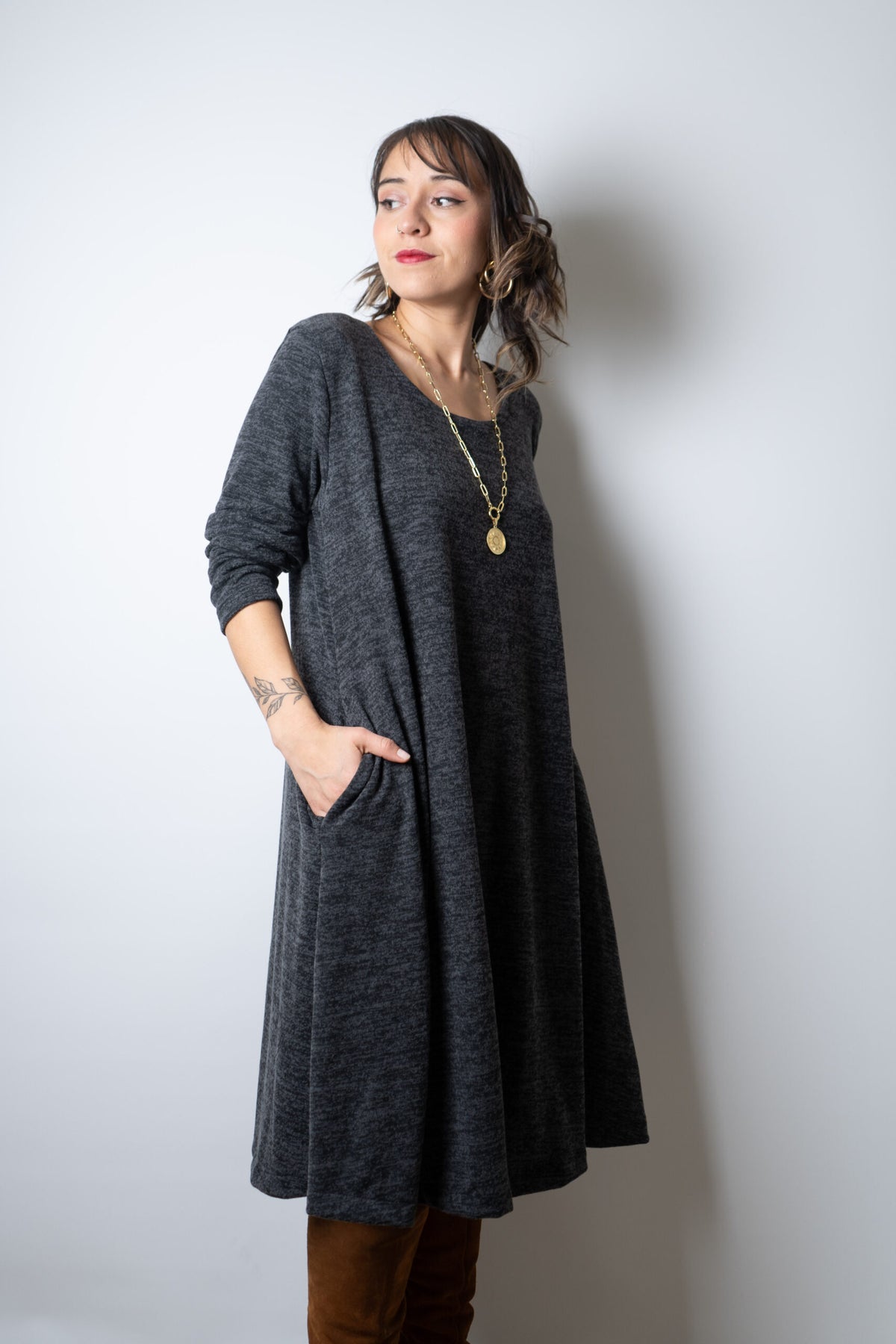 Vestido Ana - Gris
