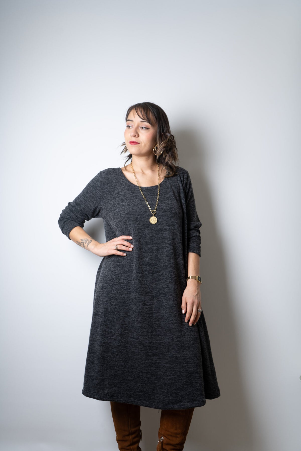 Vestido Ana - Gris