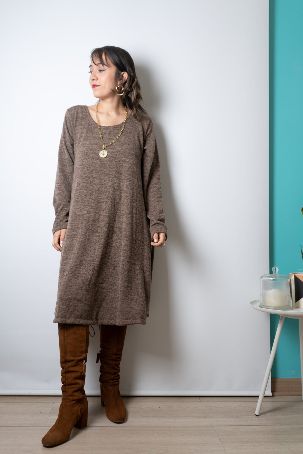 Vestido Ana - Café