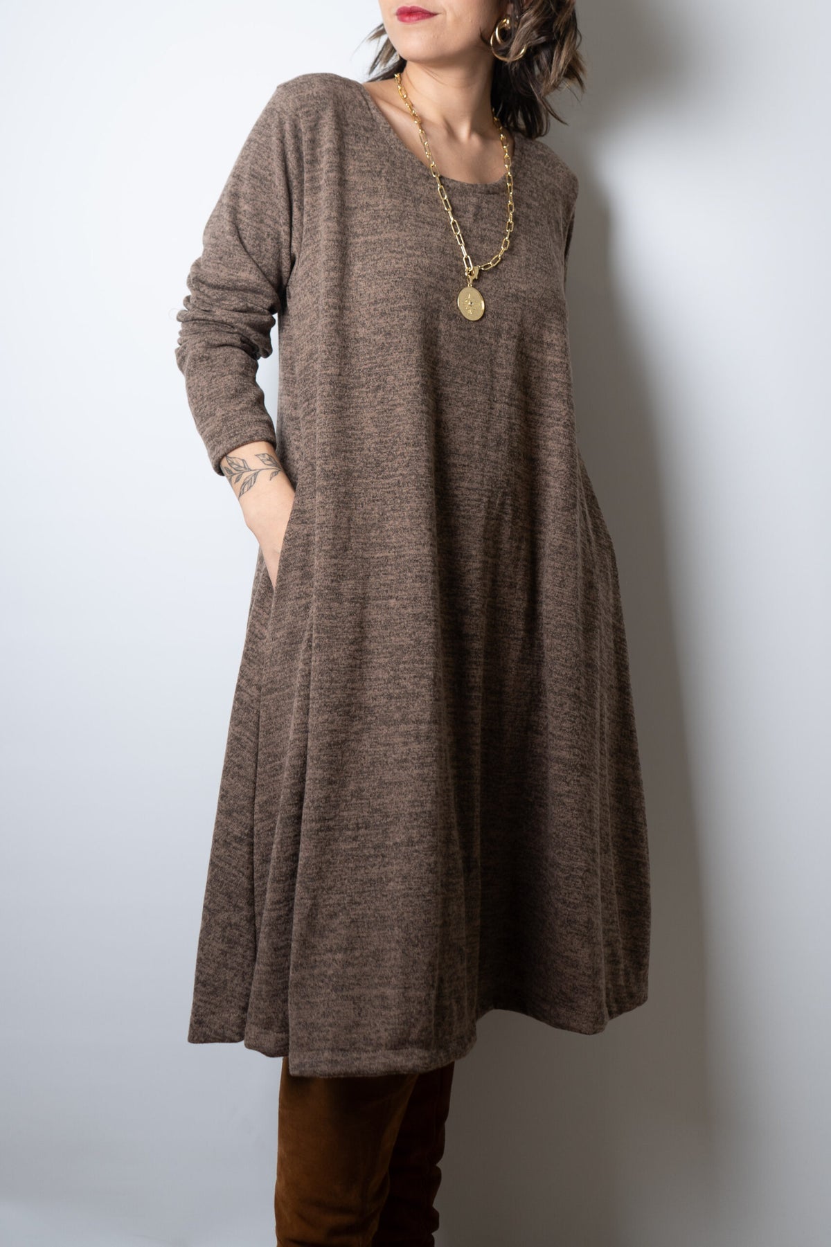 Vestido Ana - Café