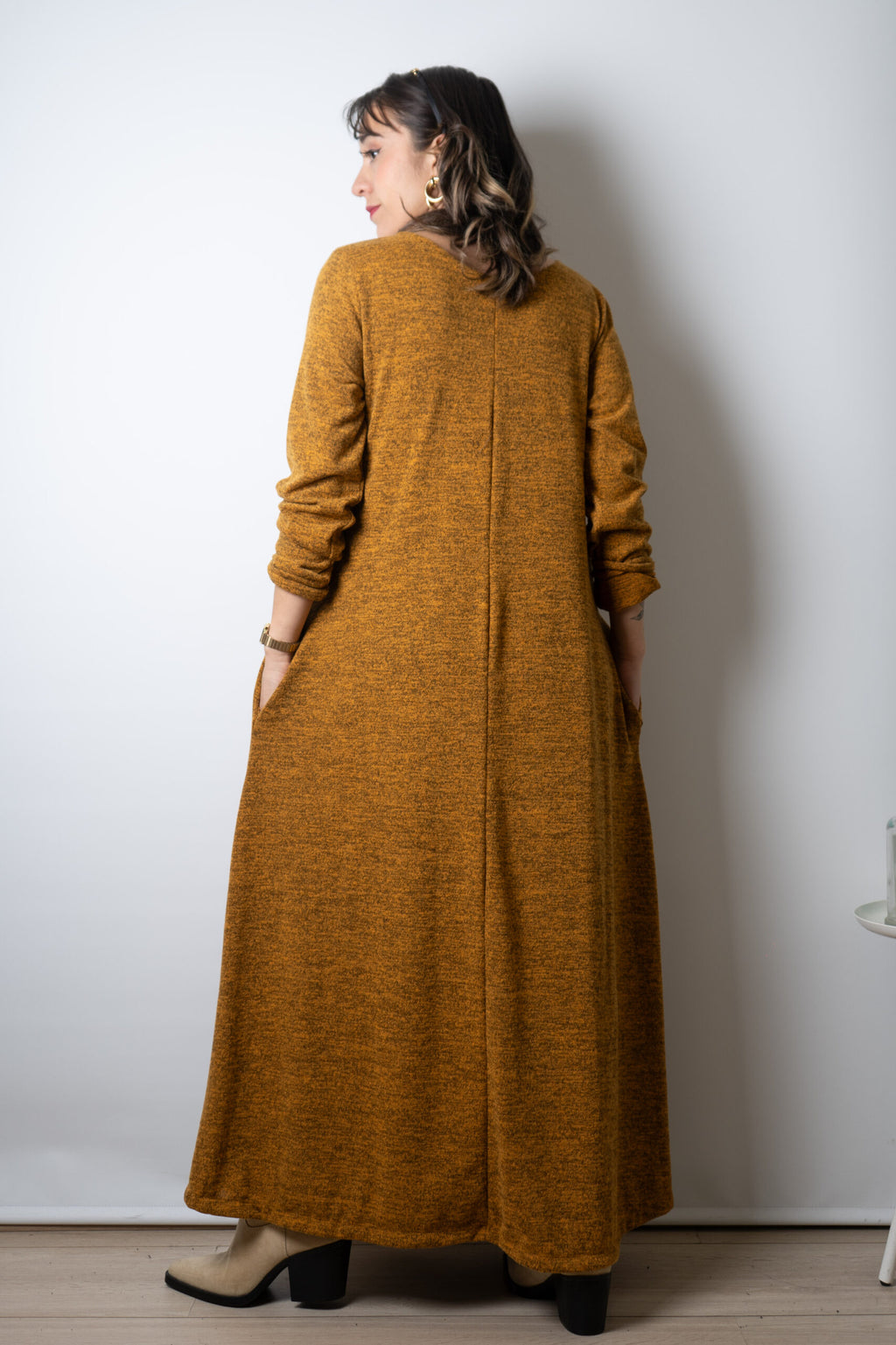 Vestido Emilia  - Mostaza