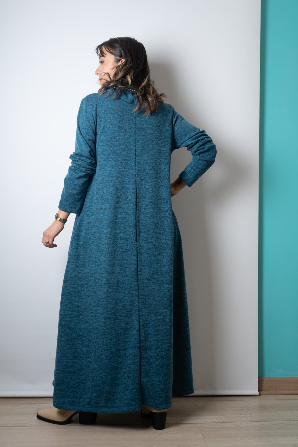 Vestido Moni  - Turquesa