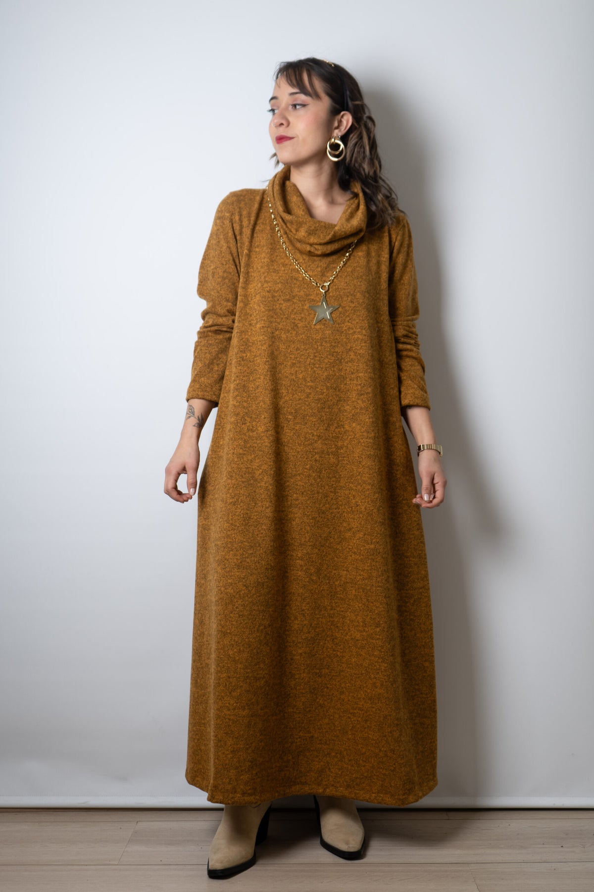 Vestido Moni  - Mostaza