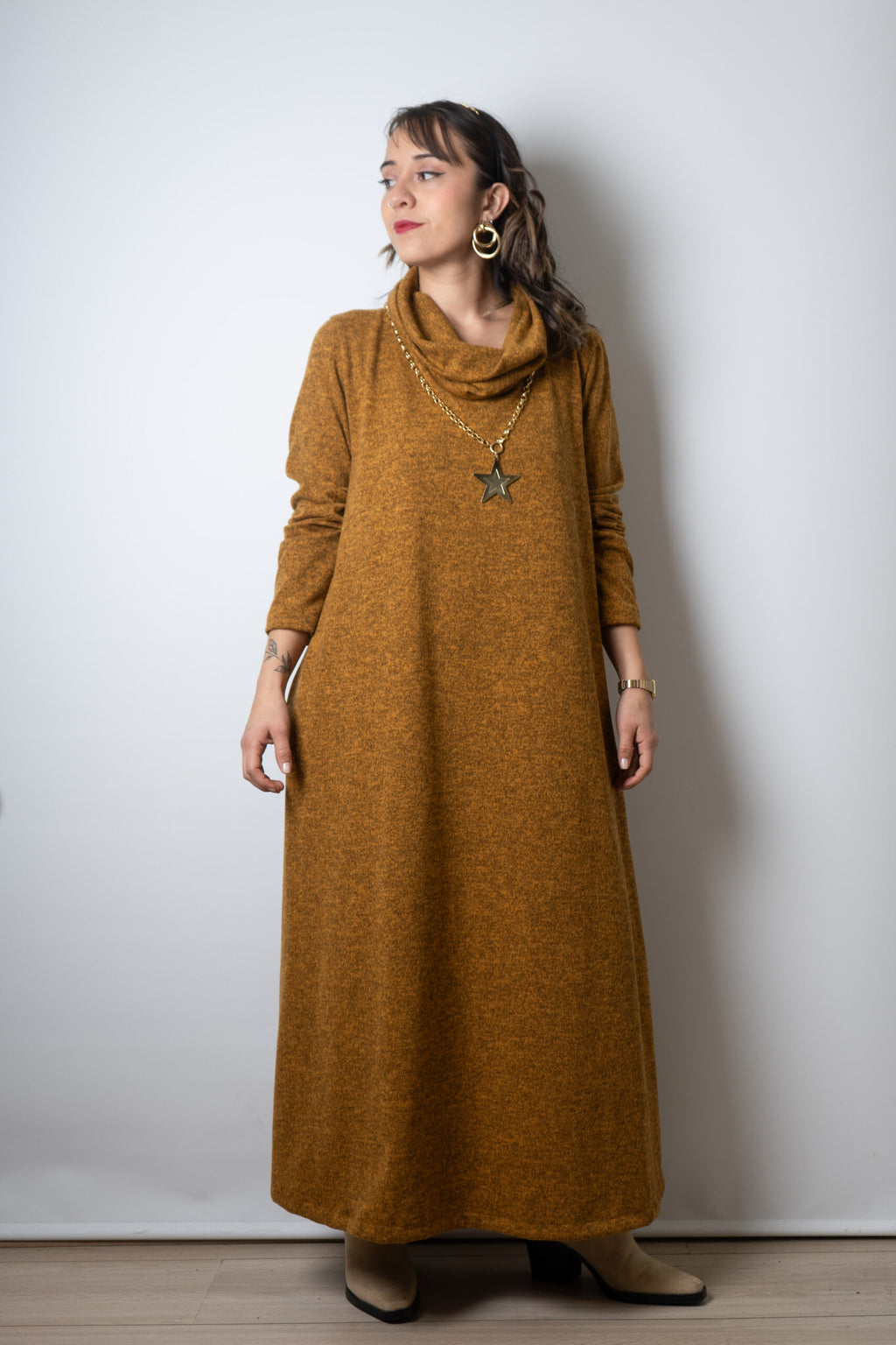 Vestido Moni  - Mostaza